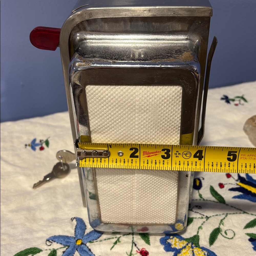 Vintage Retro “The Answer Box” Napkin Holder - Picture 13 of 14